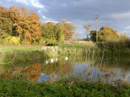 On the Approach to Caen Hill Locks near Rowde, Wiltshire.