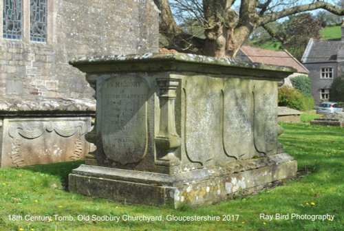 18th Century Tomb, St John the Baptist Churchyard, Old Sodbury, Gloucestershire 2017