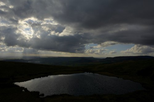 Sky over Mermaid Pool near Newtown, Staffordshire Moorlands