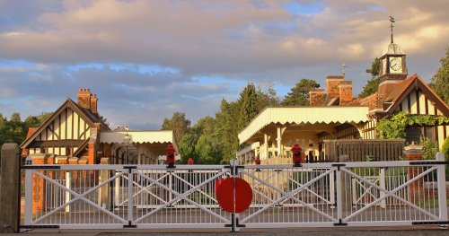 Late evening - Wolferton Restored Station