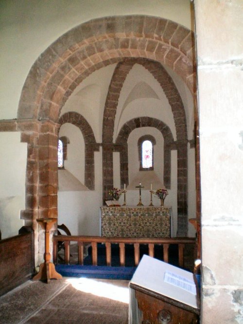 Inside Kilpeck Church, Kilpeck