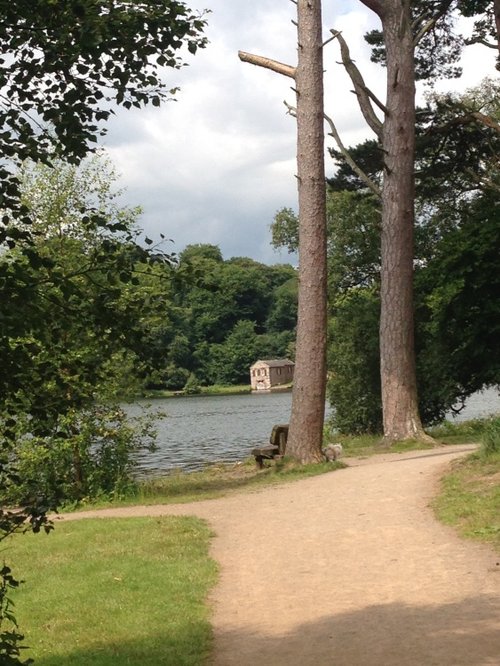 The boathouse at Talkin Tarn, Brampton, Cumbria