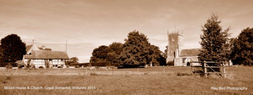 Mount House & Church, Great Somerford, Wiltshire 2015