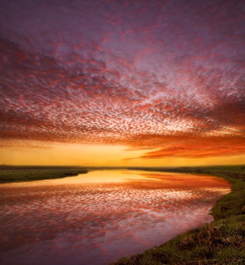 Red dawn over the Darenth