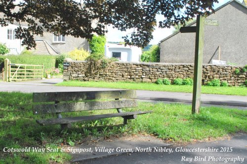 Cotswold Way Seat, The Street, North Nibley, Gloucestershire 2015