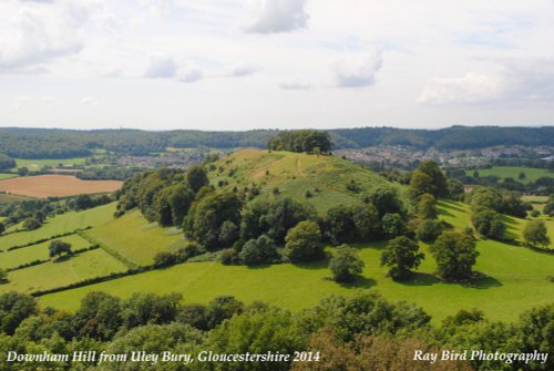 Downham Hill from Uley Bury, Gloucestershire 2014