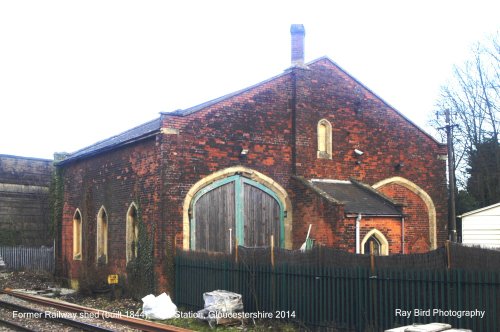 Old Railway Shed (dated 1844), Yate Railway Station, Gloucestershire 2014