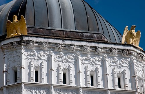 Detail of building in Portmeirion