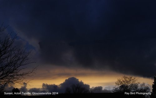 Sunset, Acton Turville, Gloucestershire 2014