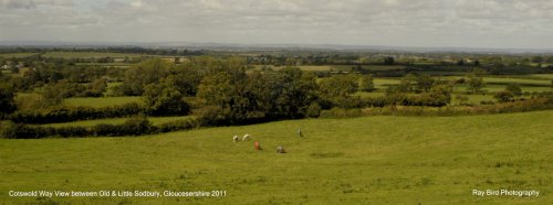 Cotswold Way View between Old & Little Sodbury, Gloucestershire 2011