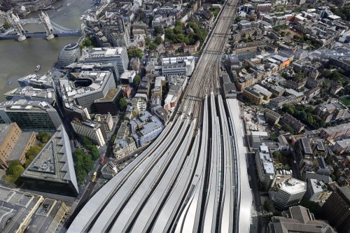 London Bridge Station from the Shard