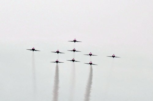 The Red Arrows at Swanage Air Show