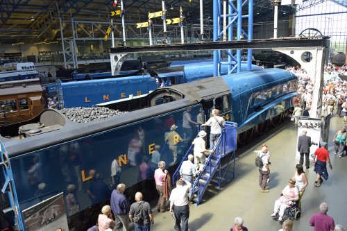 National Railway Museum in York  - The Great Gathering of 6 A4 locomotives