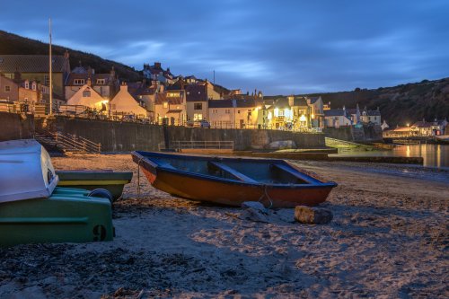 Staithes At Night