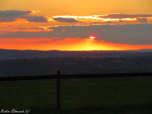 Sunset over Bristol