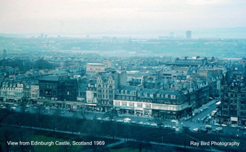 View from Edinburgh Castle, Midlothian 1969
