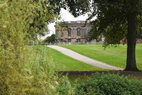 View from the river Severn at Shrewsbury