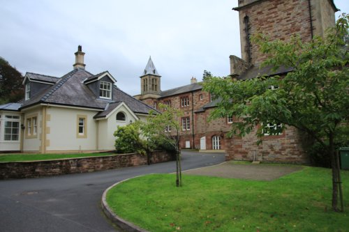 EDMOND CASTLE,A VIEW FROM THE REAR,HAYTON,CUMBRIA