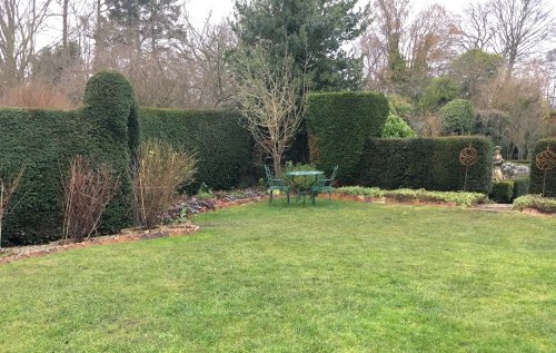 Crook Hall Gardens in Winter, Durham City