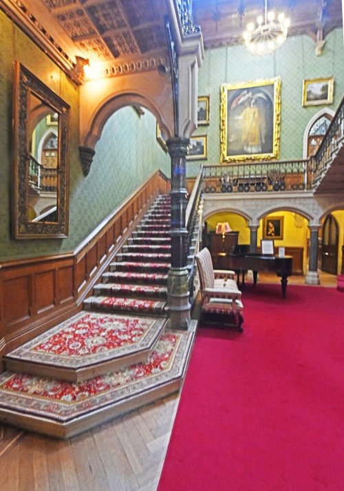 Tyntesfield House Main staircase