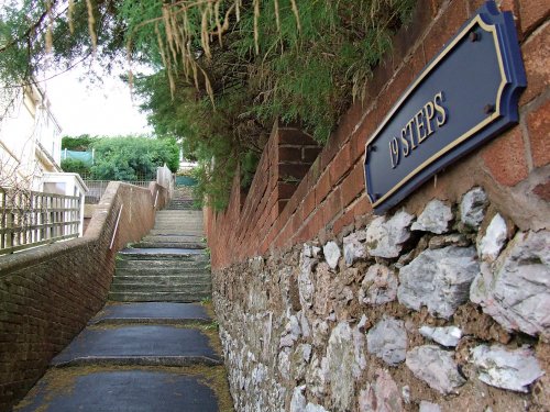 Budleigh steps