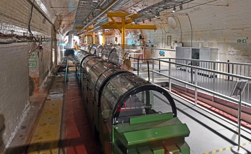 Mail Rail at the Postal Museum, passenger train