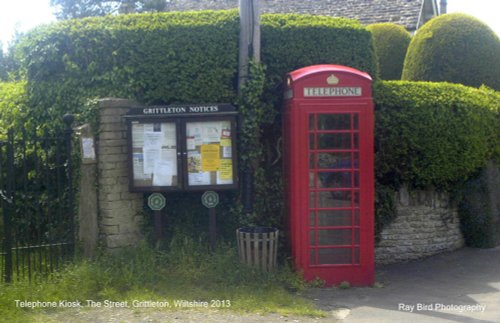 Telephone Kiosk, The Street, Grittleton, Wiltshire 2013