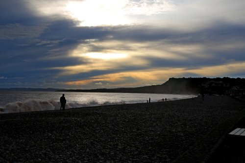 Budleigh pebble beach