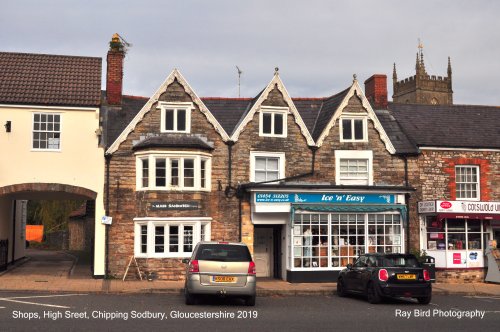 Shops, High Street, Chipping Sodbury, Gloucestershire 2019