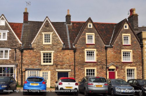 Houses, High Street, Chipping Sodbury, Gloucestershire 2019