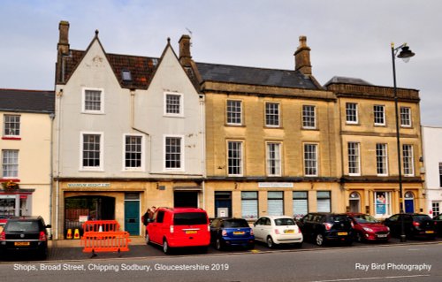 Shops, Broad Street, Chipping Sodbury, Gloucestershire 2019
