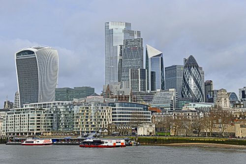 View from Thames Path, London