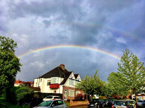 Beckenham double rainbow