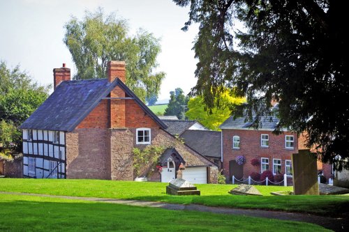 View from Dilwyn churchyard