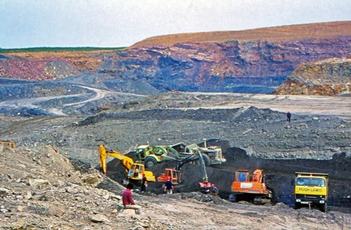 Pice Opencast Coal Mine in Distington