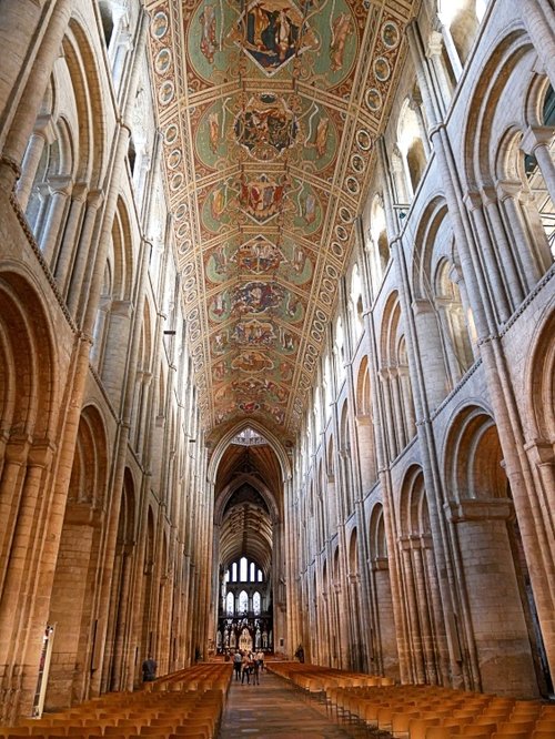 Light in the nave, Ely Cathedral