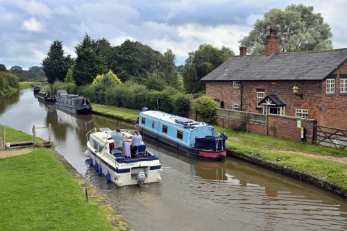 The Shropshire Union Canal at Tiverton