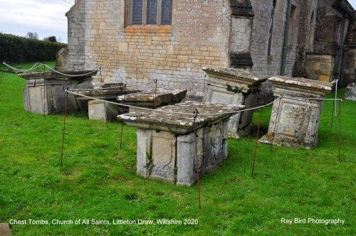 Chest Tombs, Church of All Saints, Littleton Drew, Wiltshire 2020