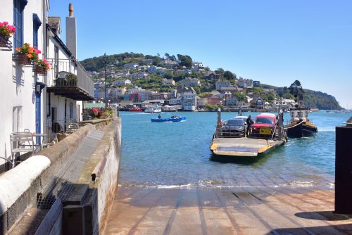 The Lower Dart Ferry Arriving at Dartmouth