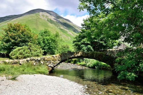 Packhorse Bridge Over the River Irt at Wasdale Head