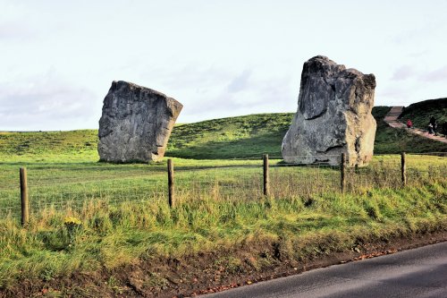 The 2 Portal Stones at the South Entrance to Avebury Henge