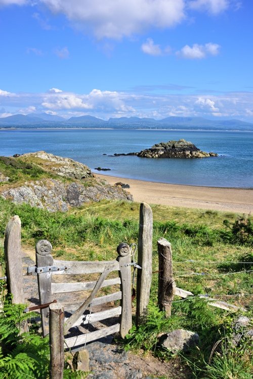 View Across the Menai Strait From the Llanddwyn Peninsular