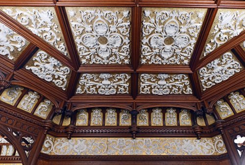 Ceiling in Bletchley Park House