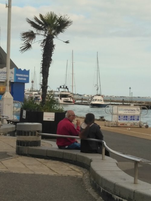 View of Poole Harbour from the quay