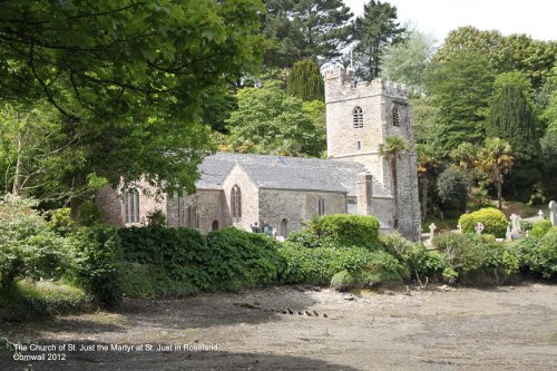 The Church of St. Just the Martyr in St. Just in Roseland