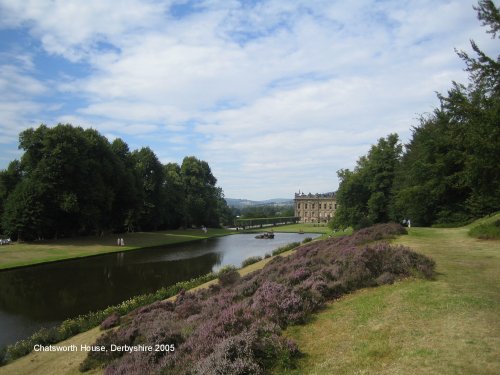 The lake at Chatsworth House