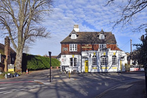 The Woodman Public House in Otford, Kent