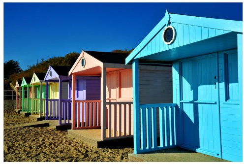 Beach huts