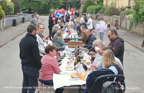 H.M The Queens Jubilee Street Party, Badminton, Gloucestershire 2022