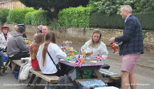 H.M The Queens Jubilee Street Party, Badminton, Gloucestershire 2022